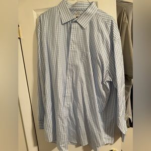 Joseph Abboud XXLT. Blue and White dress shirt